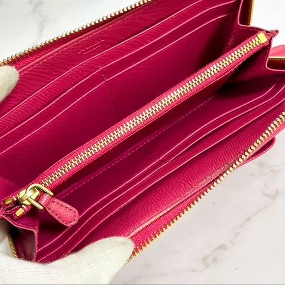 Prada Saffiano Zip Around Wallet - Picture 11 of 16